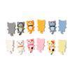 Honbay 60PCS Resin Cat Slime Charms Cartoon Animal Flatbacks Buttons Crafts Embellishment for DIY Hair Clips Phonecase Jewelry Making (6 Color) view 4
