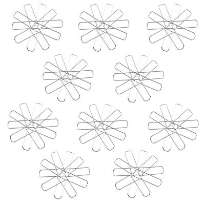 Floral U-Pins LUORNG 100pcs 1.69" Stainless Steel Plant Greening Floral U-Pins for Styrofoam, Straw Wreaths, Holiday Arrangements Jewelry Display Pins Dressmaker Pins Quilt Applique Needles