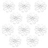 Floral U-Pins LUORNG 100pcs 1.69" Stainless Steel Plant Greening Floral U-Pins for Styrofoam, Straw Wreaths, Holiday Arrangements Jewelry Display Pins Dressmaker Pins Quilt Applique Needles view 1