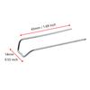 Floral U-Pins LUORNG 100pcs 1.69" Stainless Steel Plant Greening Floral U-Pins for Styrofoam, Straw Wreaths, Holiday Arrangements Jewelry Display Pins Dressmaker Pins Quilt Applique Needles view 2