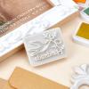 CRASPIRE Soap Stamp Handmade Bird Soap Stamp White Resin Soap Embossing Stamp for Clay Biscuits Gummies Arts Crafts Making Projects DIY Gift view 4
