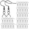 Earring Hooks 50PCS/25Pairs, Stainless Steel Ear Wires Fish Hooks, Hypo-allergenic Jewelry Findings Parts for DIY Jewelry Making view 1