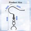 Earring Hooks 50PCS/25Pairs, Stainless Steel Ear Wires Fish Hooks, Hypo-allergenic Jewelry Findings Parts for DIY Jewelry Making view 2