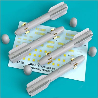 Reskit RS48-0328 - 1/48 CATM-114 Laser Guided Captive Training Missiles (4 pcs)