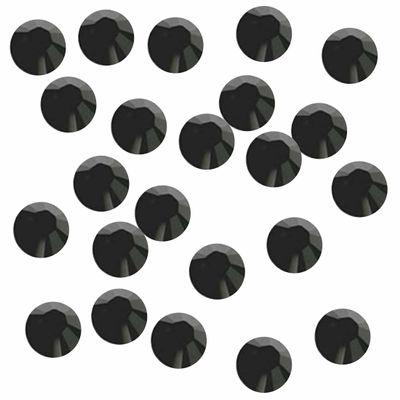 Rhinestone Genie Hotfix Rhinestones, Professional Grade Crystal Glass, Available in Several Colors, Sizes, and Quantities. (ss10 (3mm) / 1440 pcs, Jet Black)