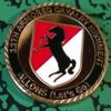 Army 11th Armored Cavalry Regiment Allons Military Challenge Art Coin view 1
