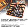 BUTUZE Leather Working Tools, Practical Leather Craft Kit with Waxed Thread Groover Awl Stitching Punch Hole for Leathercraft Beginner or Adults Gifts view 2