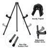 Somime 14" High Tabletop Instant Display Easel - Black Steel Small Tripod Easel Stand with Adjustable Holders for Pictures, Paintings, Posters and Store Signs(6 Pack) view 3