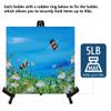 Somime 14" High Tabletop Instant Display Easel - Black Steel Small Tripod Easel Stand with Adjustable Holders for Pictures, Paintings, Posters and Store Signs(6 Pack) view 4