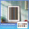 Home Decor Glass Pebbles 1 Bag Ceramics Tiles Round Pieces Cobblestone Tiles for Craft DIY Plates Flowerpots Vases Cups Making Supplies Black Decor view 4