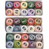 Asmoothread 30 Balls Size 8 Lace Cotton Thread Set - 43 Yards Each, 5 Grams, 100% Mercerized Cotton view 1