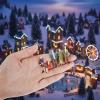 Juexica 80 Pcs 1: 50 Scale Mini People Figurines 1.38 Inche Model Trains Architectural People Figures Tiny Plastic Miniature Figurines Dollhouse Sitting Standing Model for Miniature Scenes view 2