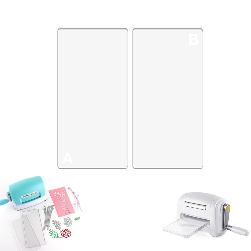 BAOFALI Plastic Shim Die Cutting Machine Accessaries 6 x 3.2inch 1 Pair for Die Cutting and Embossing Machine Accessaries
