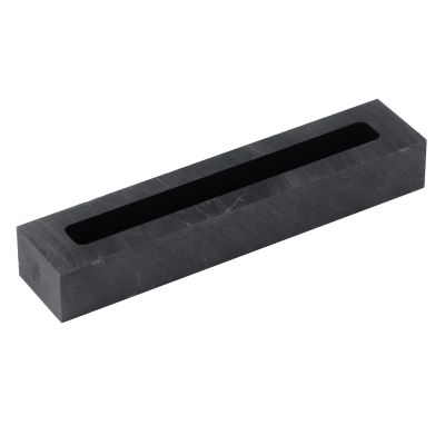 Mewutal Slender Graphite Refining Casting Melting Ingot Mold Graphite Crucible for Metals, Gold Bar Silver Bar