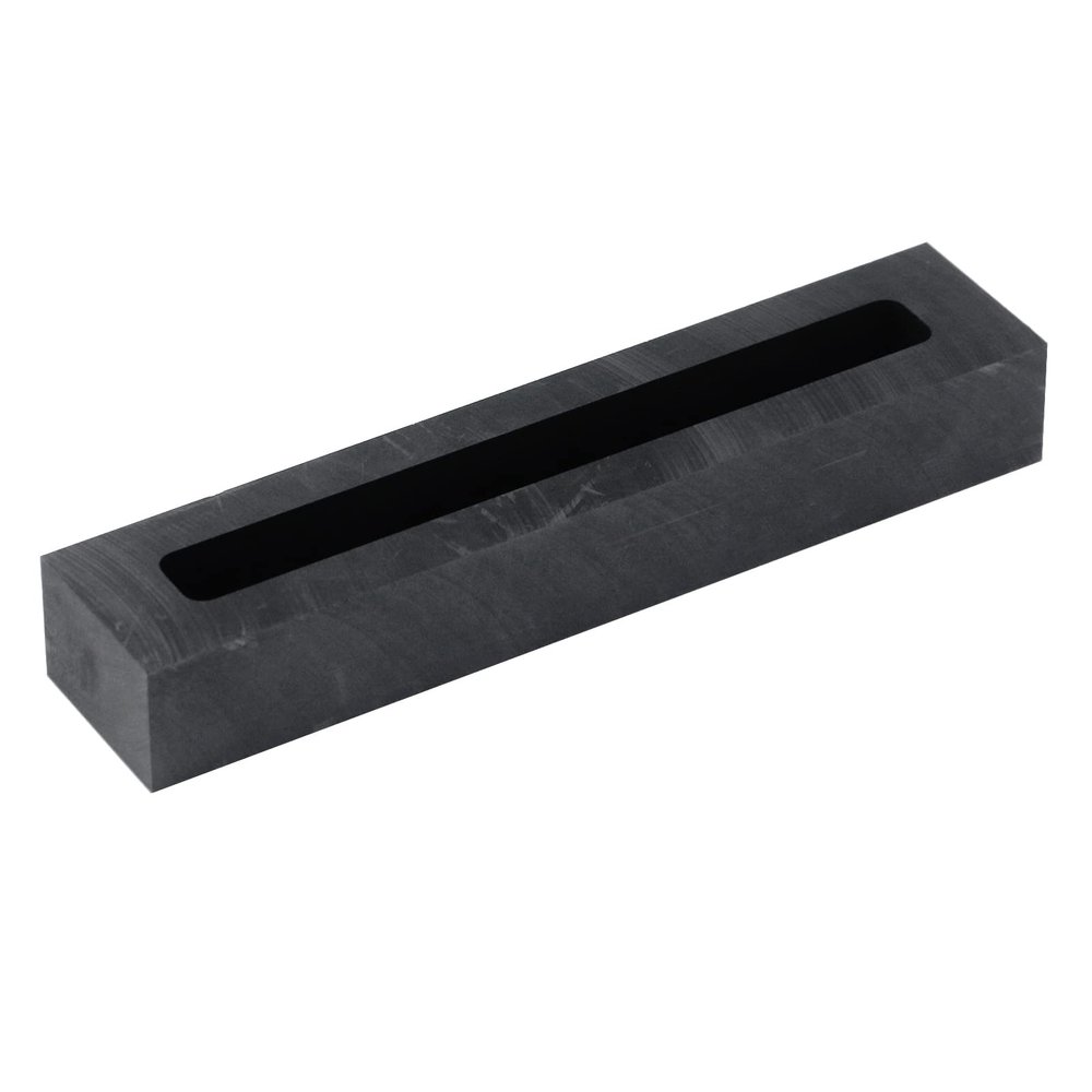 Mewutal Slender Graphite Refining Casting Melting Ingot Mold Graphite Crucible for Metals, Gold Bar Silver Bar