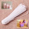 10 Yard White Long Wax Candle Wick Flat Braided Cotton Core for DIY Oil Lamps Craft Candle Making Supplies view 2