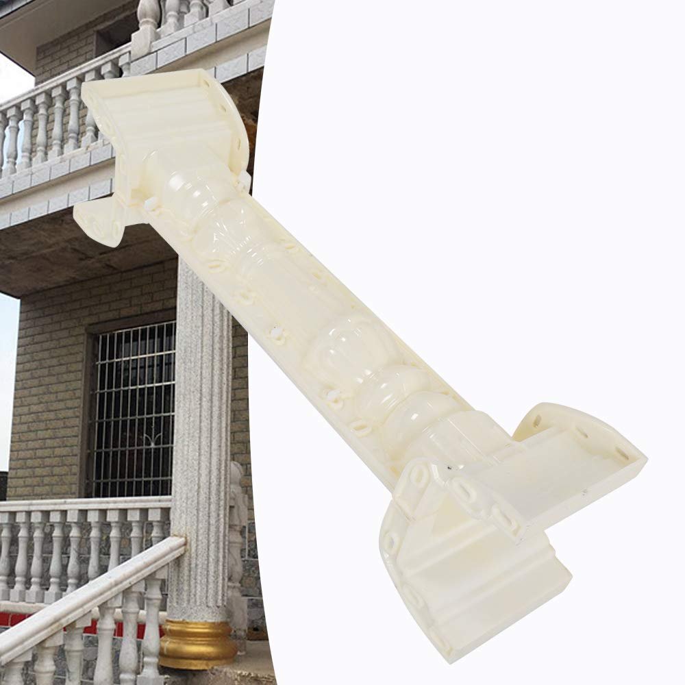 Cement Railing Moulds, 35.04'' Balustrades Mold Front Rear Moulds DIY Column Balcony Fence Balustrade Mold for Concrete Plaster Cement PVC Plastic Casting Garden