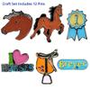 Breyer Paint and Wear Enamel Pins Set W4240, Multicolor view 2