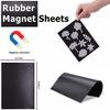 40Pcs Rubber Magnetic Sheets 0.3mm Thickness with Clear Stamp Die Storage Pockets 48 Label StickerResealable Plastic Storage Pocket Large Envelope Case Cutting Dies Stencil Organizer forCard Making view 3