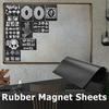 40Pcs Rubber Magnetic Sheets 0.3mm Thickness with Clear Stamp Die Storage Pockets 48 Label StickerResealable Plastic Storage Pocket Large Envelope Case Cutting Dies Stencil Organizer forCard Making view 4