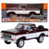 1978 Bronco 1:24 Diecast Model Car SUV SUT Truck Motormax 79372 (Burgundy with White) view 1