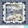 QT Fabrics Arctic Dreams 28832 E Ecru Clouds view 4