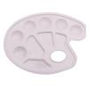 ZZSRJ 1 Piece Creative Simple Kids Painting Graffiti Palette Fashion Painting Supplies DIY Art Painting (Color : White) view 1