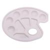 ZZSRJ 1 Piece Creative Simple Kids Painting Graffiti Palette Fashion Painting Supplies DIY Art Painting (Color : White) view 3