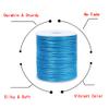 Paybous 1.5 mm x 110 Yards Nylon Satin Cord Beading Braided Thread String for Chinese Lucky Knotting Rattail Macrame Necklaces Bracelets Jewelry Making (Lake Blue) view 3