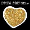 HTVRONT Gold Glitter for Crafts - 100g Holographic Chunky Glitter for Resin, Iridescent Glitter for Nail, Decor, Art view 2