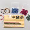 Cherry Tree Collection | 100PCS 8mm Clear Quartz Gemstone Round Beads for Jewelry Making | Includes Storage Box, Elastic String, and Needles view 3