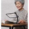 MANFER Rectangular Page Magnifier with Stand and Flexible Neck, 1.8X Magnification Hands Free Magnifying Glass Desktop, Perfect for Reading,Hobbies,Task Crafts or Workbench view 2