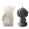 Halloween 3D Skull Ghost Hand Silicone Candle Mold, DIY Handcrafted Silicone Molds for Candle Wax Resin Gyspum Crafts Making (Ghost Hand) view 1