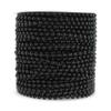Mandala Crafts Faux 4mm Black Pearl Beads Chain Roll 44 Yards Pearls Garland Strand Strings for Wedding Decor, Floral Arrangements, Christmas Trees & Event Decorations view 1