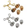2 Sets Button Trouser Waistband Expander Jeans Buckle Nail- Waist Buckle Jean Tightener s Cloth Snap Fastener Gold Pants Lip Gloss Small Metal view 4
