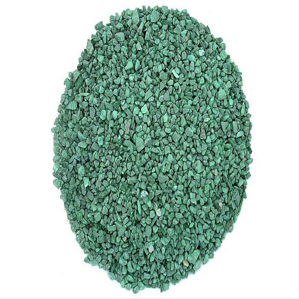 1/4 Ounce No Dye Natural Malachite Chip No Powder Inlay Sand Painting 4mm & Less