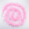 Zamihalaa - 2Meters Fluffy Ostrich Feather Boa Trim White Black Ostrich Feathers for Clothes Needlework Dress Crafts Plumes Party Decoration view 1