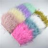 Zamihalaa - 10Meters 10-15CM Real Ostrich Feathers Ribbon Fringe Trimmings Sewing White Ostrich Feather Trim Wedding Accessories Decoration view 2