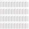 Duufin 120 Pieces Sublimation Keychain Blanks Rectangle Double Side Heat Transfer MDF Board Key Ring Blanks for Sublimation DIY and Craft view 1