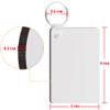 Duufin 120 Pieces Sublimation Keychain Blanks Rectangle Double Side Heat Transfer MDF Board Key Ring Blanks for Sublimation DIY and Craft view 4