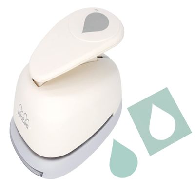 Bira Craft 3.5 inch Tear Drop Droplets Lever Action Extra Large Craft Punch for Crafting Scrapbooking