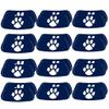 Anderson's White Paw on Navy Blue EyeBlacks, 12 Pairs per Package, School Spirit, Face Stickers, Sports Fan Gear, Football Cheerleader Accessories, Homecoming view 1