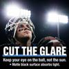 Anderson's Light Blue Paw with White Outline EyeBlacks, 12 Pairs per Package, School Spirit, Face Stickers, Sports Fan Gear, Football Cheerleader Accessories, Homecoming view 2