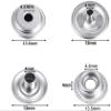1000 Pieces Stainless Steel Snap Fastener, BetterJonny 15mm Heavy Duty Snap Button Press Stud Cap for Jeans Fabric Jackets Clothes Bag Leather DIY Craft view 2