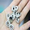 1000 Pieces Stainless Steel Snap Fastener, BetterJonny 15mm Heavy Duty Snap Button Press Stud Cap for Jeans Fabric Jackets Clothes Bag Leather DIY Craft view 3