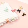 Craftelier - Set of 6 Metal Clamps with 3 Different Sizes and 3 Different Designs | Holds for Scrapbooking and Craft Materials | Dimensions Approx. 1 x 5.5 cm, 3 x 4 cm, 3 x 3 cm - Black Colour view 3