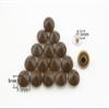 Cone Rivet 5/16" / 7mm x 4mm Copper Bullet Rivet Spike, Purse Rivets Studs for Leather Bag Making Clothing Shoes Brown AT53P view 2