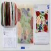 Vervaco Stamped Cross Stitch kit Cushion Pfingstrosen III, 40x40cm, DIY view 3