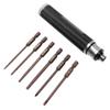 ShareGoo 6 in 1 Hex Screwdriver, Multi-Function Screw Driver 1.5/2.0/2.5/3.0mm 0#+ 1#- Repair Tool Kit Compatible with HSP Tamiya Arrma Axial Traxxas RC Car RC Drone Airplanes (Black) view 1