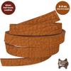 ELW Genuine American Leather Bison 8-9 oz (3.2-3.4mm) Thickness - Straps, Belts, Strips - Saddle, 3-3/4"x50" - Full Grain Hide DIY Craft Projects, Bag, Chap, Moccasins, Jewelry, Wrapping view 4